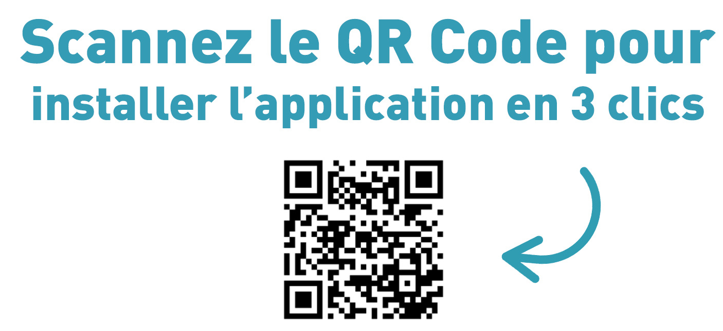 Scan the QR Code to install the application